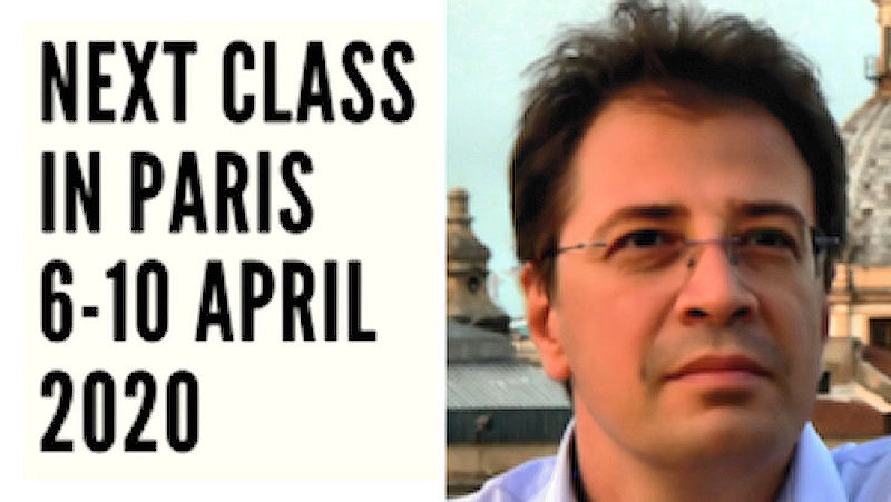 Next Class in Paris 6 10 april 2020